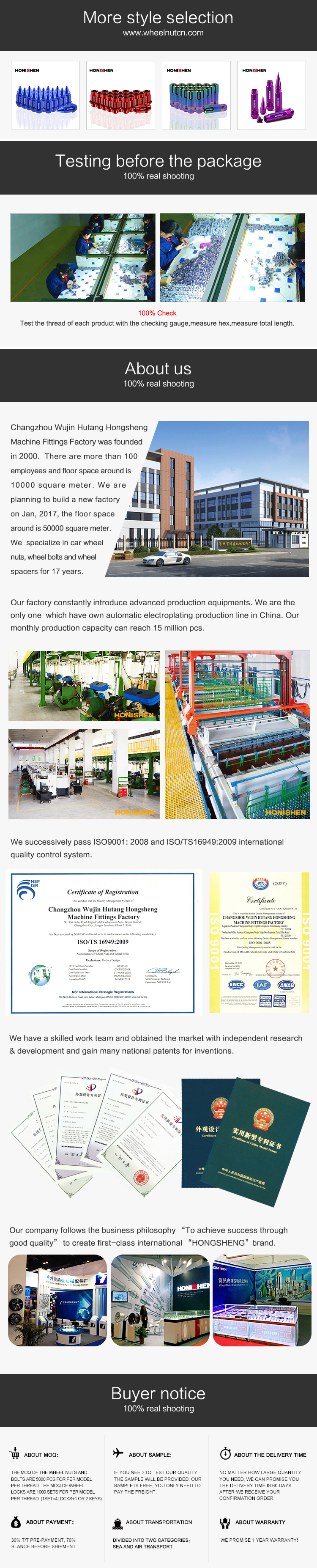 M12x1.5 Aluminum Wheel Nut