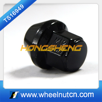 Auto 33mm Long 19 Hex Black Wheel Nut with Washer 13441BK