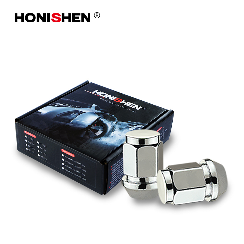 3/4" Hex 30mm Length Bulge Acorn M12x1.5 Wheel Lug Nuts Rubber 13720