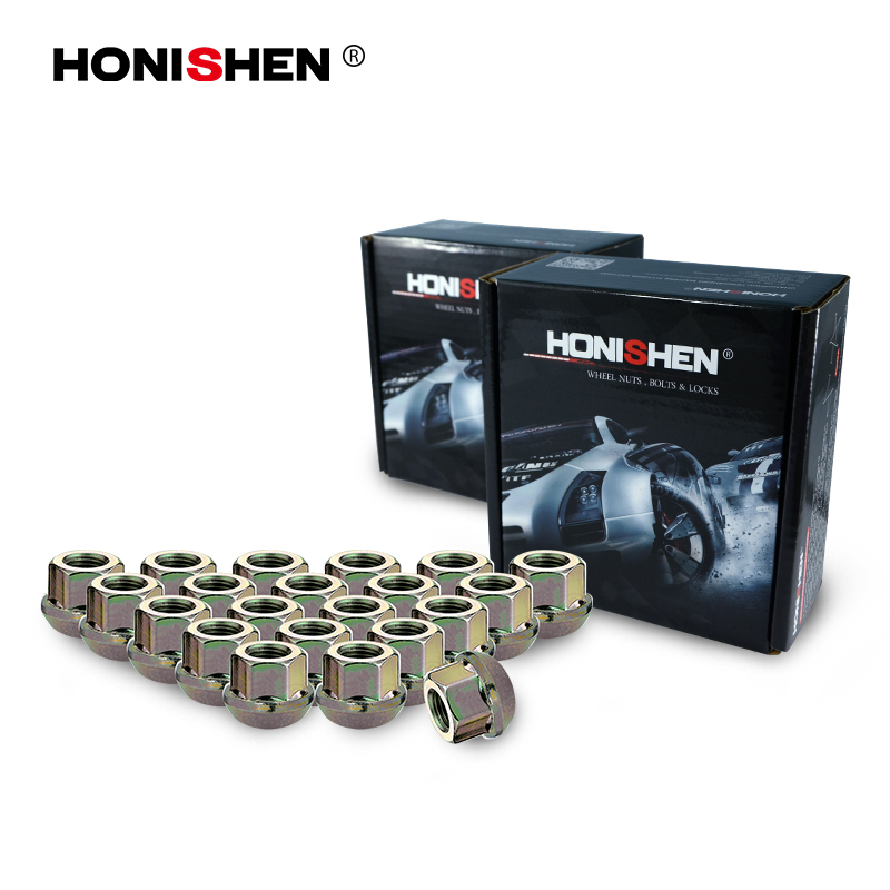 11318ZN 3/4" Hex 0.79" Radius Seat Zinc Bulge Acorn Lug Nuts 611-067