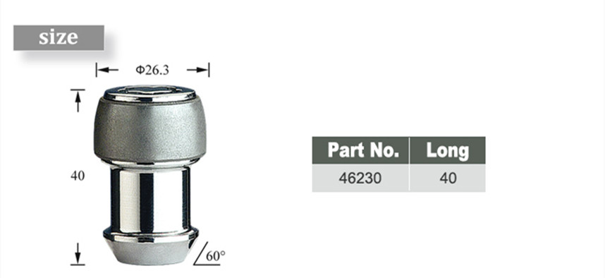 Long Car locking lug nuts