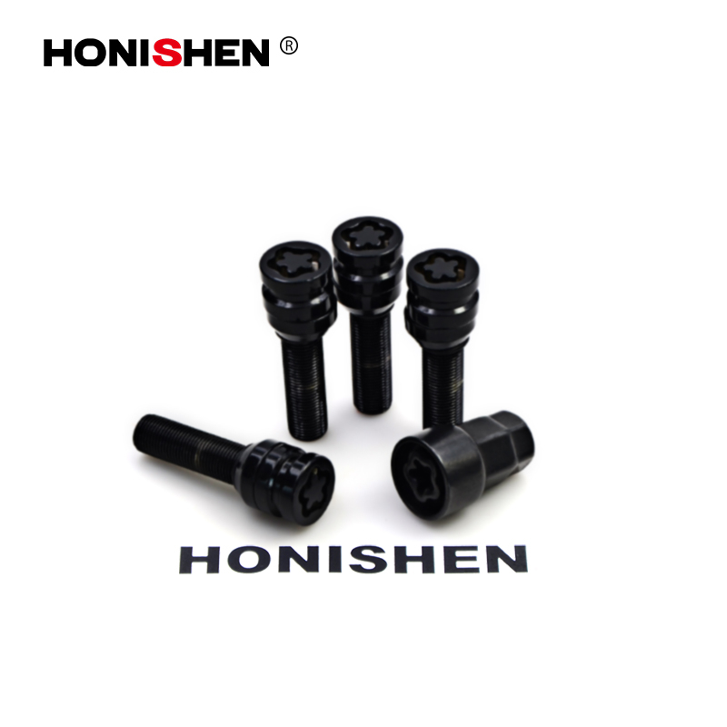Automative Variable PCD Concial Seat 0.98" Shank Chrome Plated Wheel Lock Bolts VK73425
