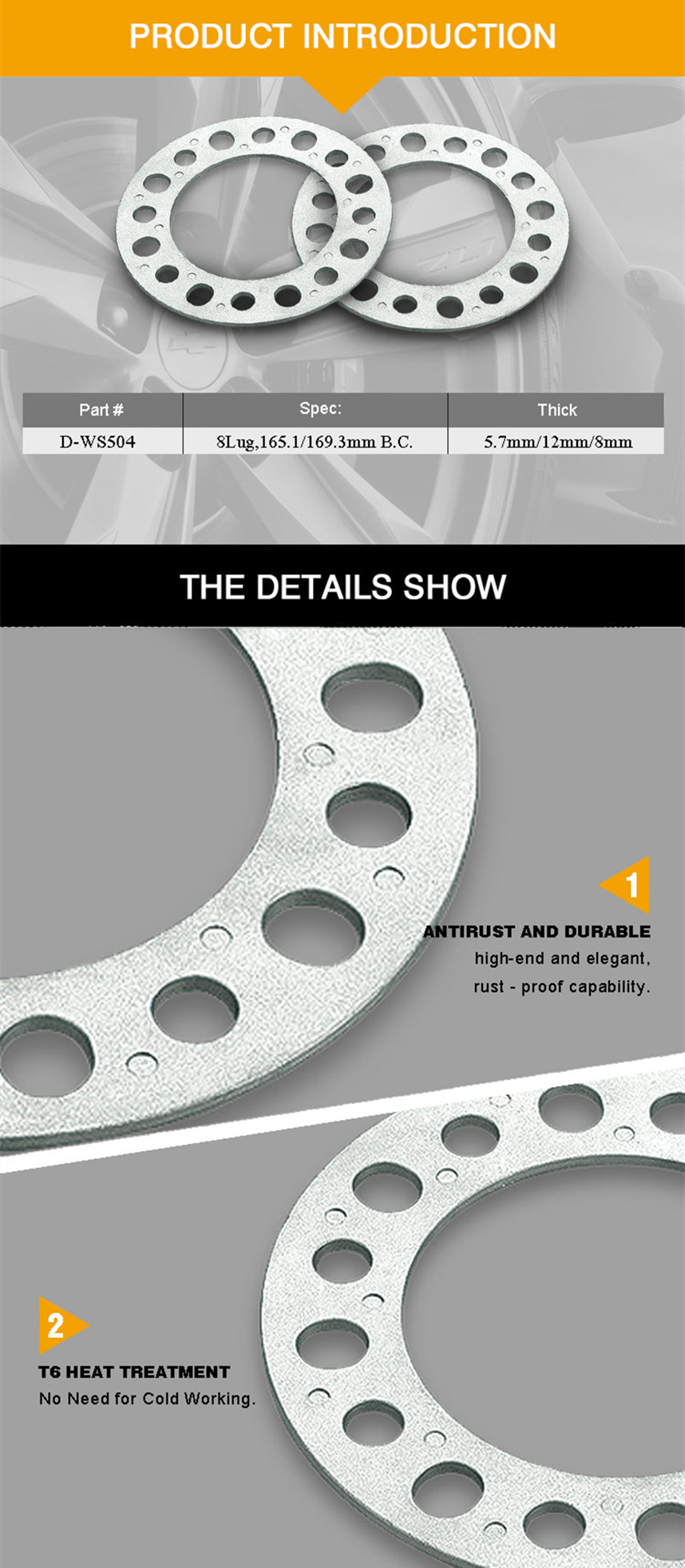 Aluminum Wheel Hub Spacers