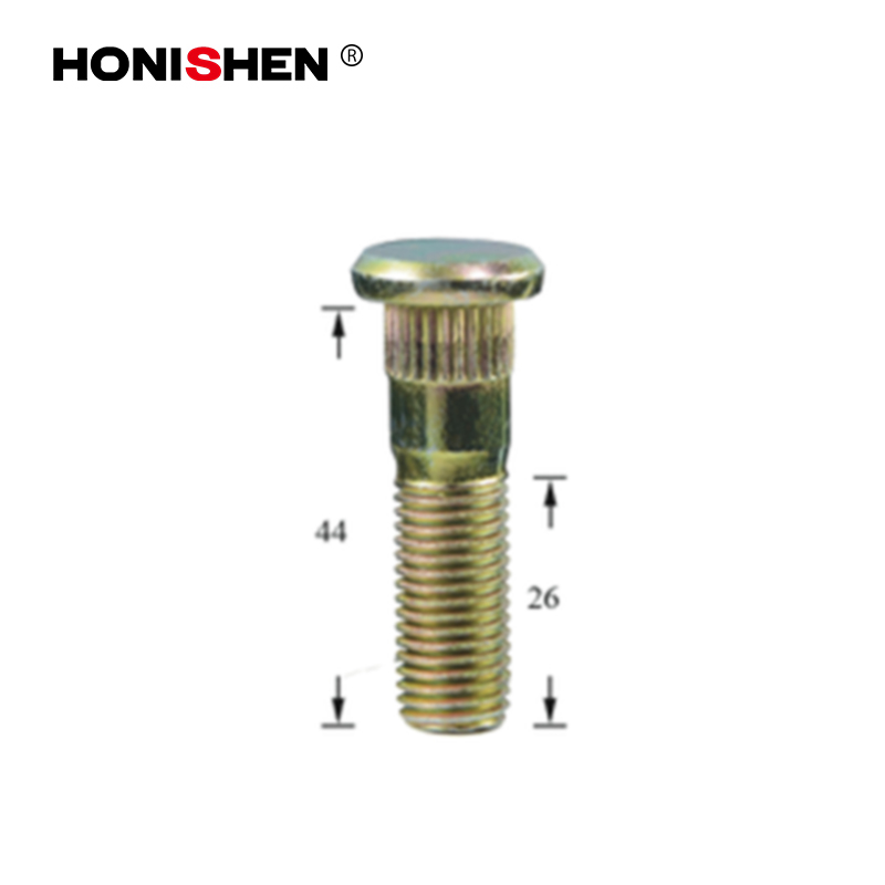 M12x1.5 Yellow Zinc Remove Wheel Studs WS-202