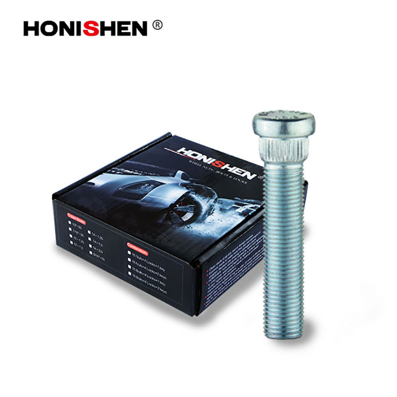 M14x1.5 66 Length Zinc Car Knurl Studs WS-327L