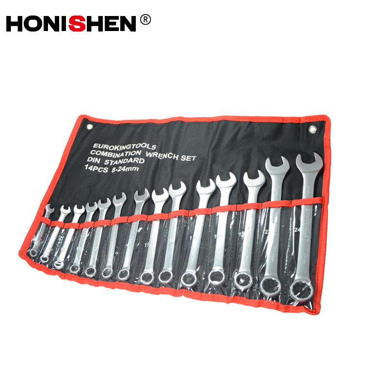 14pcs 1/2" Drive Cr-V Steel Combination Wrench Sets DGTT05