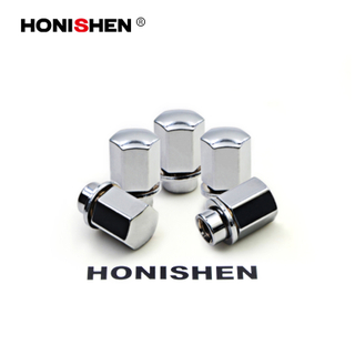 7/8" Hex 1.54" Length Chrome Mag Shank Lug Nuts 15101