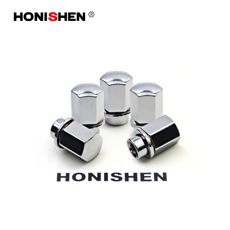 7/8" Hex 1.54" Length Chrome Mag Shank Lug Nuts 15101