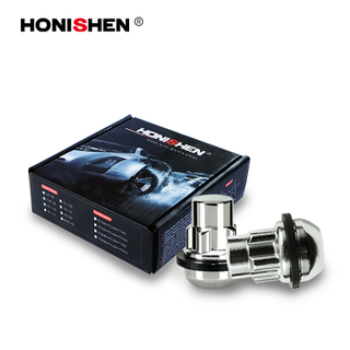 HONDA 1.38" Radius Seat SR12 Locking Lug Nuts w/Groove 43300