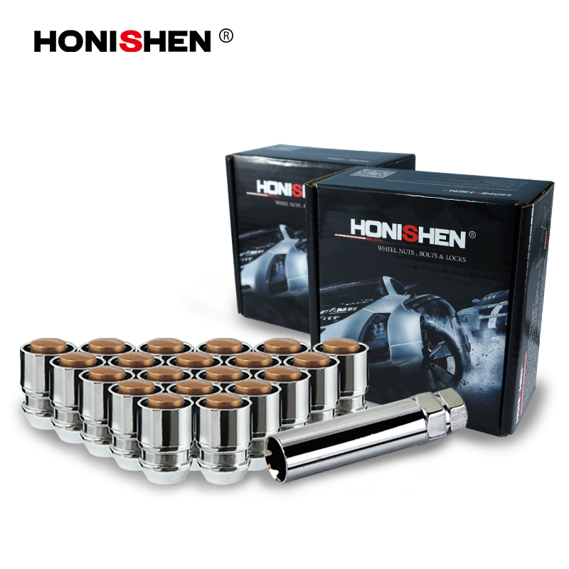 Aluminium Cap Color Wheel Locking Nuts 46100PY