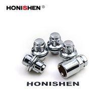 Toyota/Nissan Medium Chrome Mag Lug Nut Locks w/Washer 47120