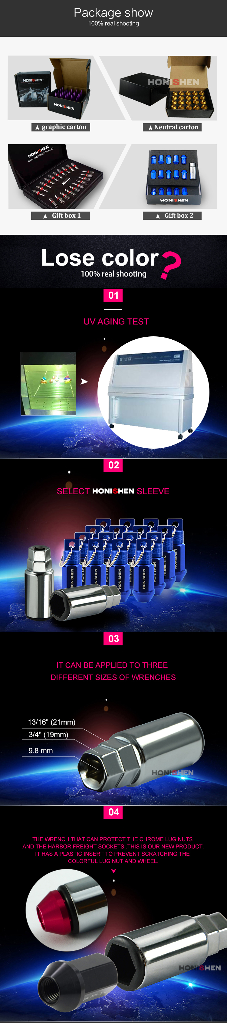 Aluminum Flange Wheel Nut