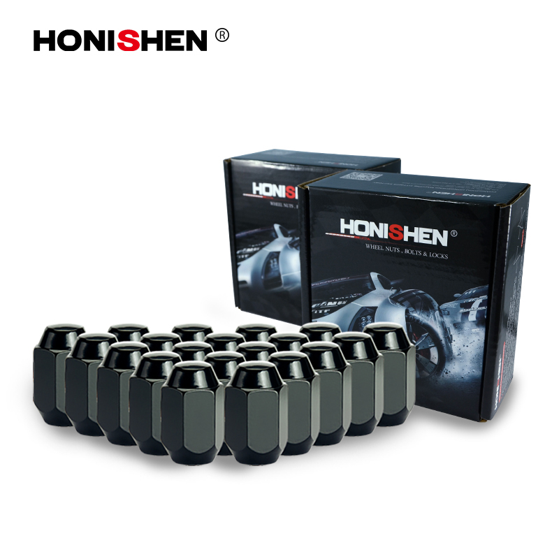 Black Clolor 13/16" Hex M12 Lug Nuts 12300BK