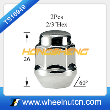 Cap 2/3" Hex Wheel Lug Nut 15634