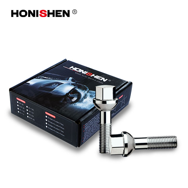 17mm Hex 23mm Thread Length M12*1.5 10.9 Grade SR12 Steel Lug Bolt 90728