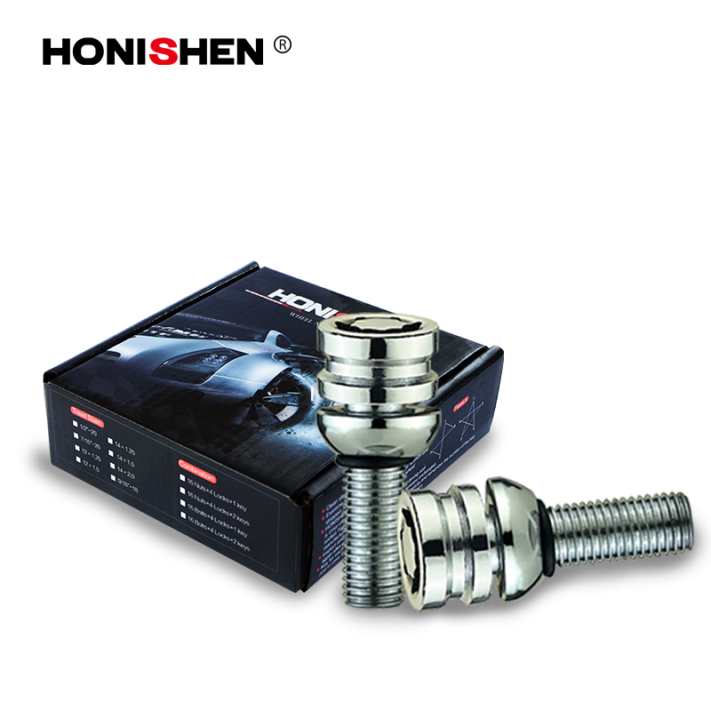 Automative Variable PCD Radius Seat SR14 0.91" Shank Locking Lug Bolts 14V72423