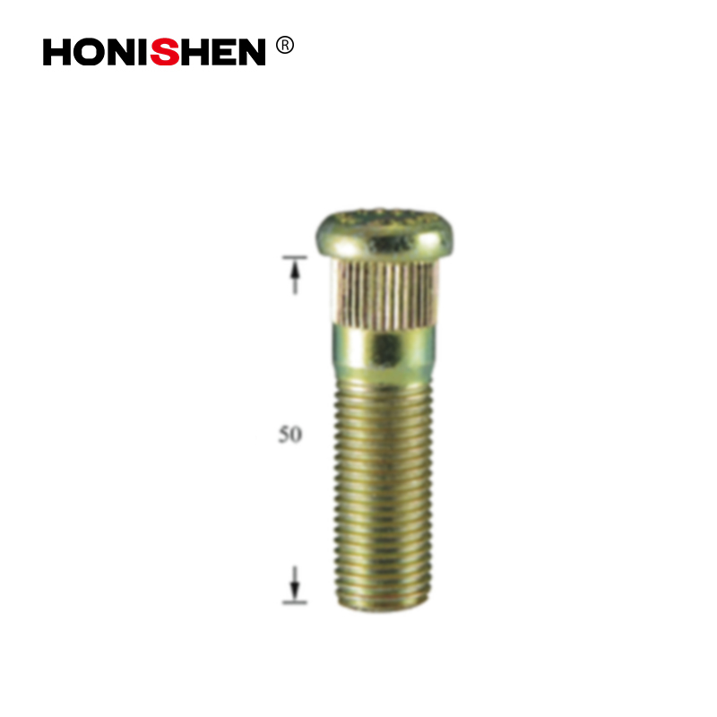 14x1.5 Color Zinc Knurl Studs WS-505