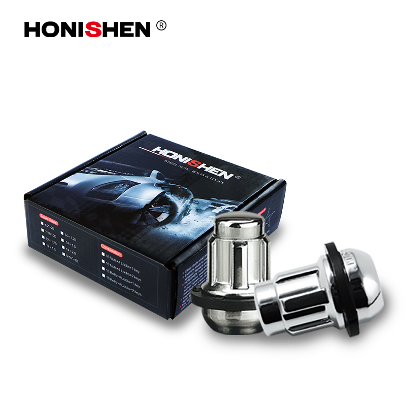 HONDA Radius Seat SR12 Acorn Lug Nut Locks w/Groove 43321