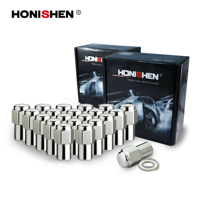 15260 13/16" Hex 2.13" Black Standard Mag Seat Lug Nuts 611-184.1