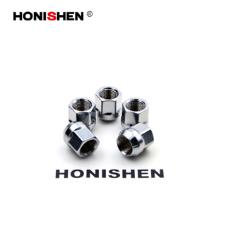 11321 13/16" Hex 1" Open-End Bulge Chrome Lug Nuts 611-093.1