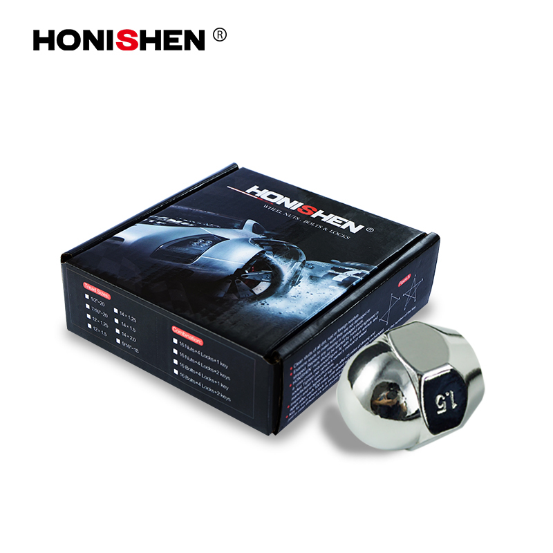 13/16" Hex Chrome Finish 12x1.25 Lug Nuts 12480