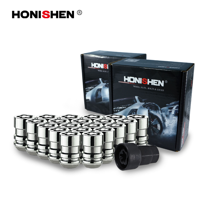 4+1 Packing Chrome SR12 Wheel Locks 42236R