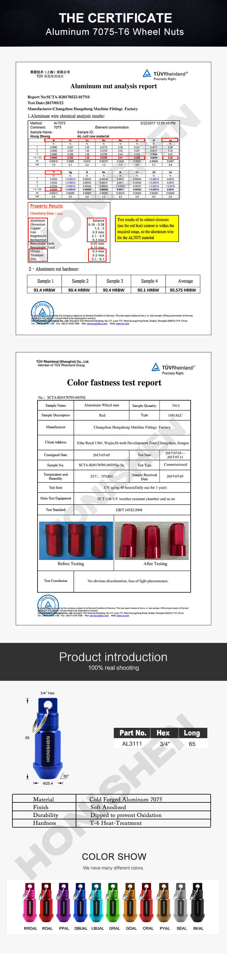 Aluminum Flange Wheel Nut