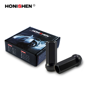 2/3" Hex 1.89" Matte Black Rays Lug Nuts 11346