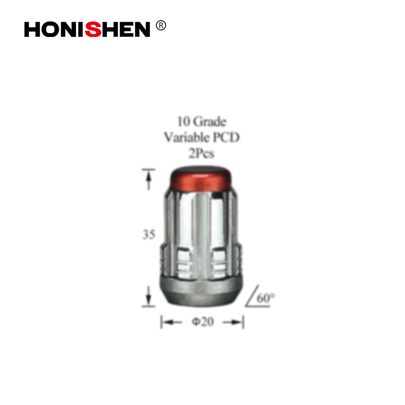 7/16" Variable PCD 2 Pieces Spline Nuts 49130RDAL