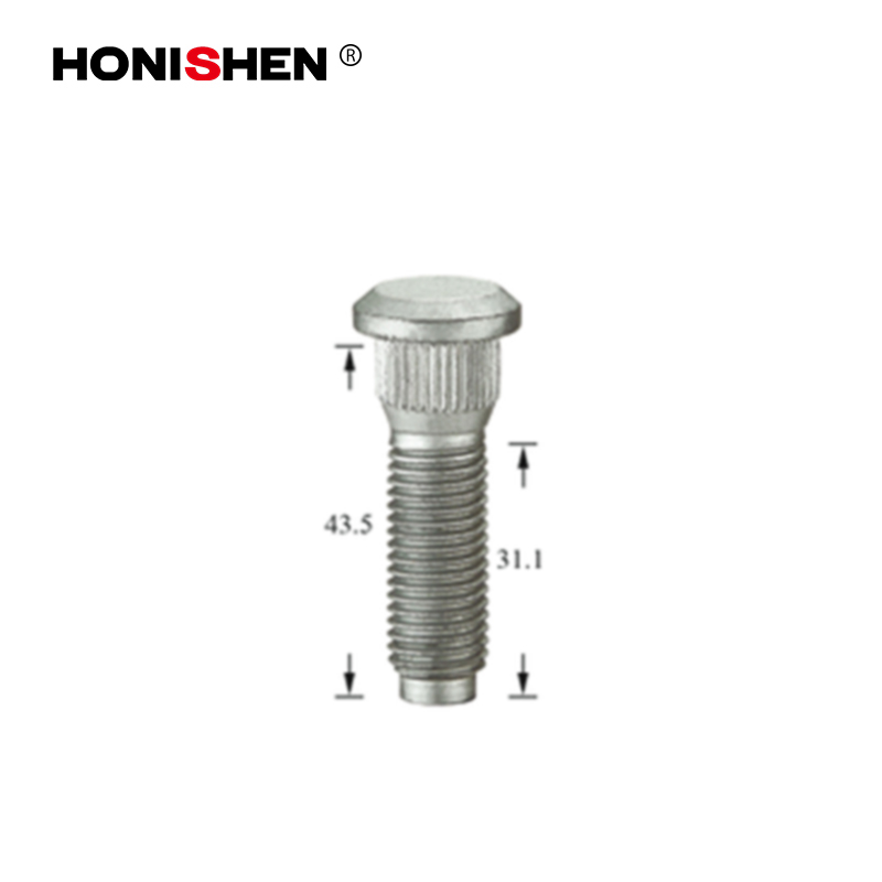 M12x1.5 10.9 Grade Remove Knurl Studs WS-003