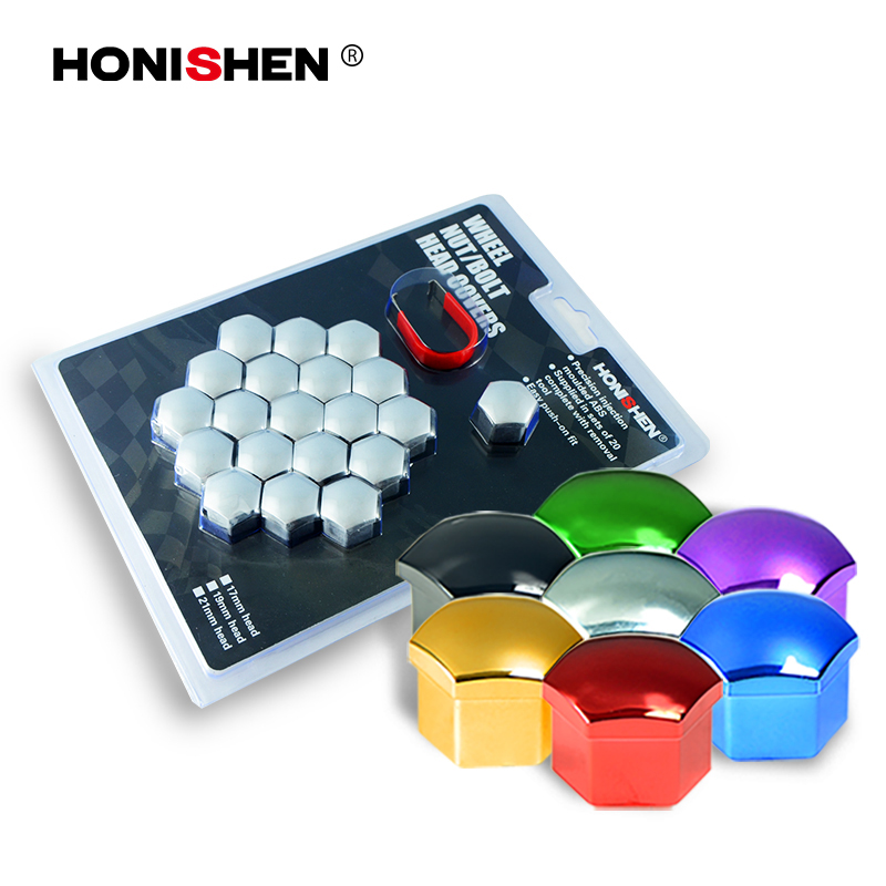 Multi-Color Car Aluminum Lug Bolts Nuts Covers 93720-Cap