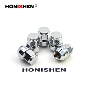 L=37mm Chrome Finish 22 mm Hex Wheel Lug Nut 13960