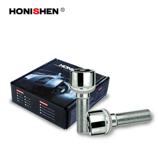 Car Auto Parts Flat Seat w/Washer Wheel Lock Lug Bolts 74442