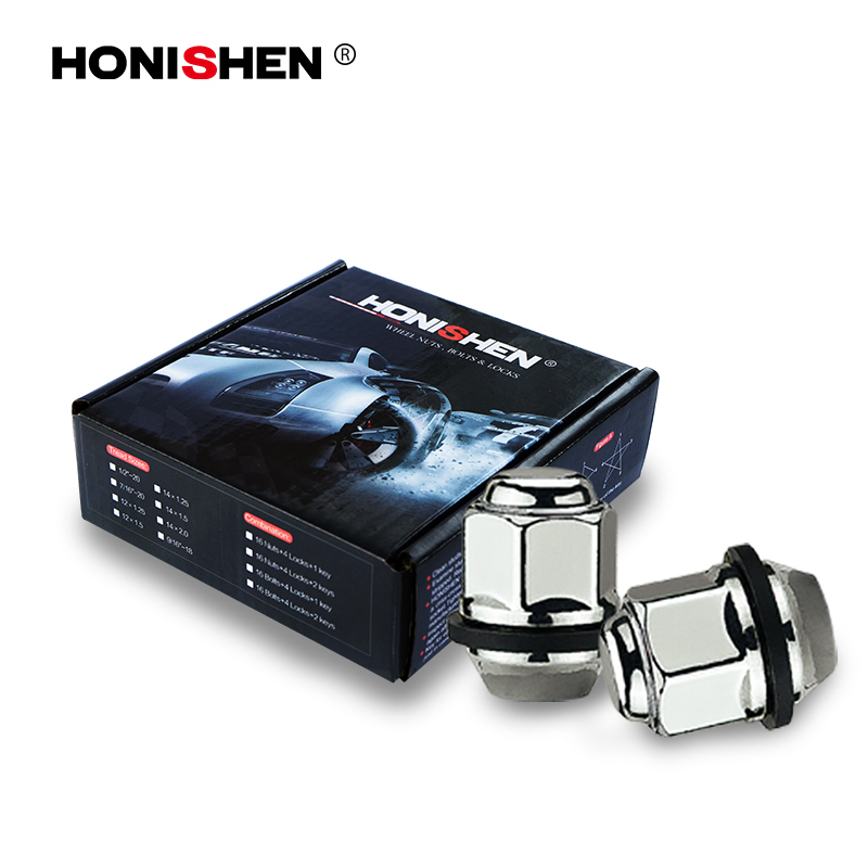 13726 M12*1.5 Chrome Acorn 6 Side Bulge Style Wheel Nut 611-209