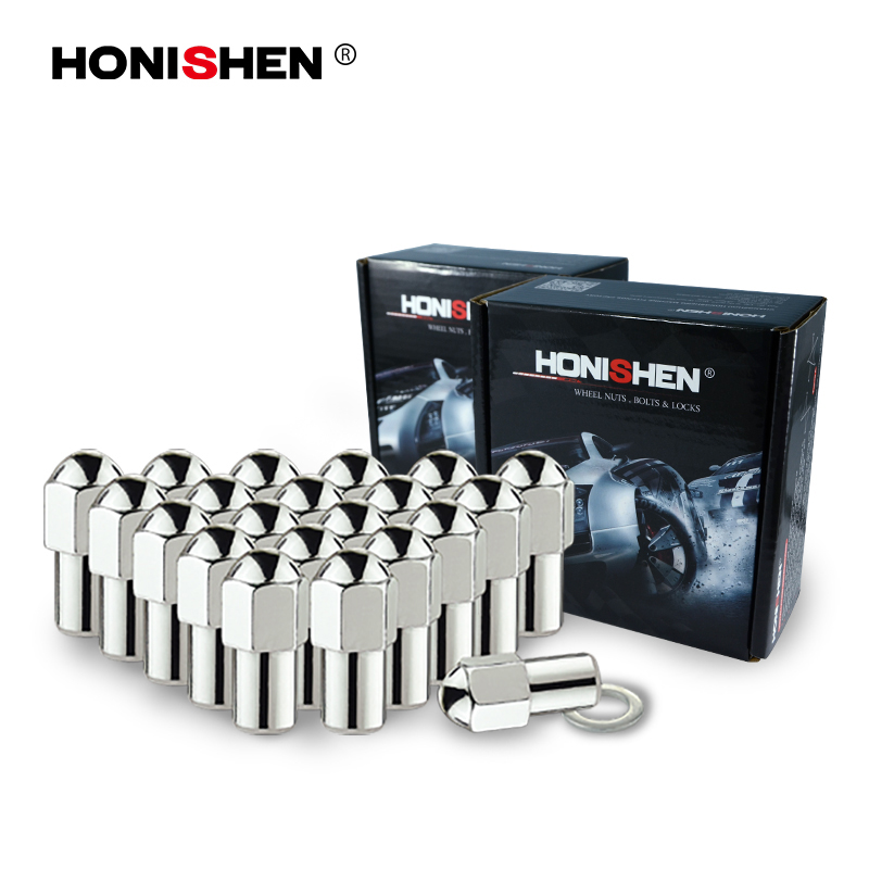 1" Hex 2.95" Length Extended Mag Shank Lug Nuts 15312