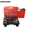 37pcs 1/2" Dr. Cr-V Steel Combination Wrench Ratchet Sockets Sets DGTT19