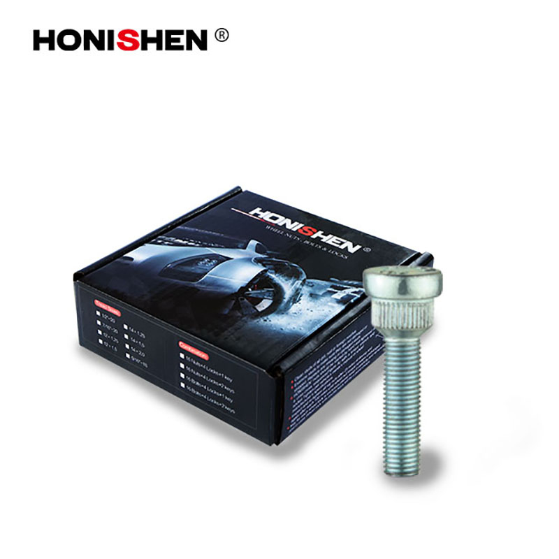 M10x1.25 Zinc Wheel Knurl Studs WS-327A