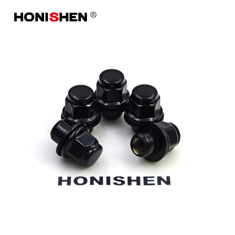 17200 8 Grade 13/16" Hex Medium Mag Toyota Lug Nuts w/Washer 99003.1