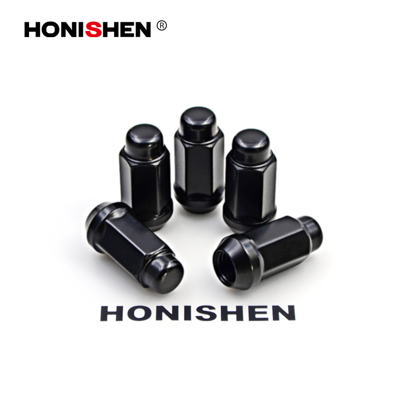 M14x2.0 Black Wheel Lug Nut 15748