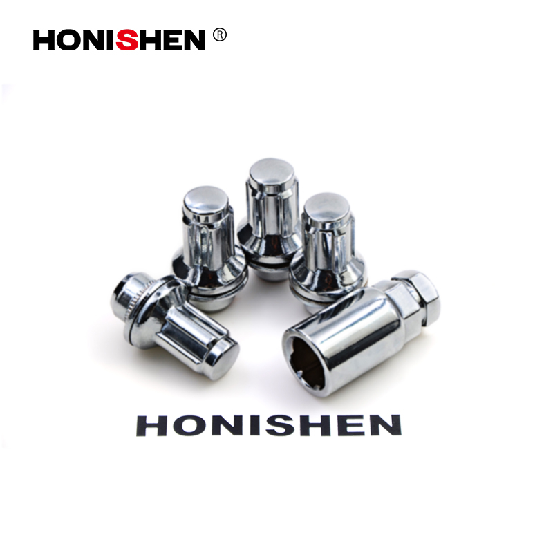 Toyota/Nissan XX Long Chrome Mag Lug Nut Locks w/Washer 47140