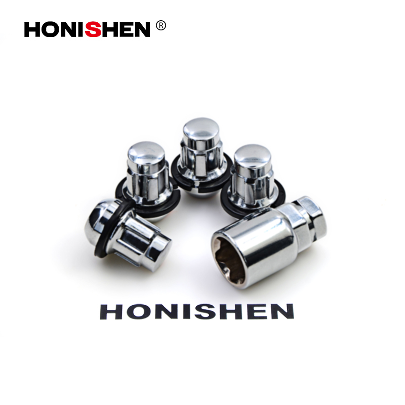 HONDA Radius Seat SR12 Acorn Lug Nut Locks w/Groove 43321