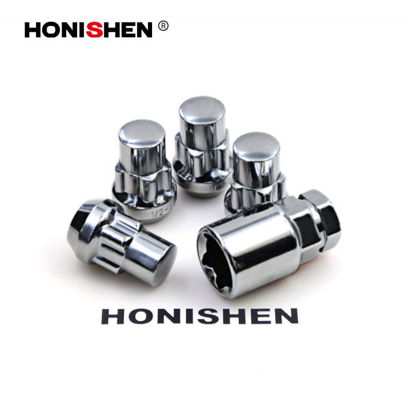 Universal 1.38" Length Car Wheel Locking Lug Nuts Sets 43001