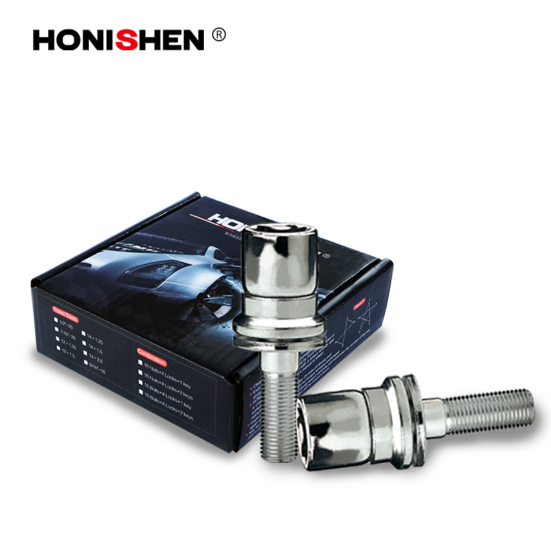 Automative 1.06" Shank Length Wheel Bolt Lock w/Key 74427