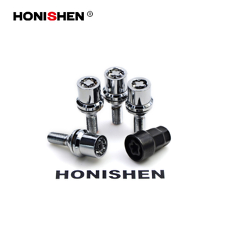 Automative 1.54" Shank Length Locking Wheel Bolts Kit 74439