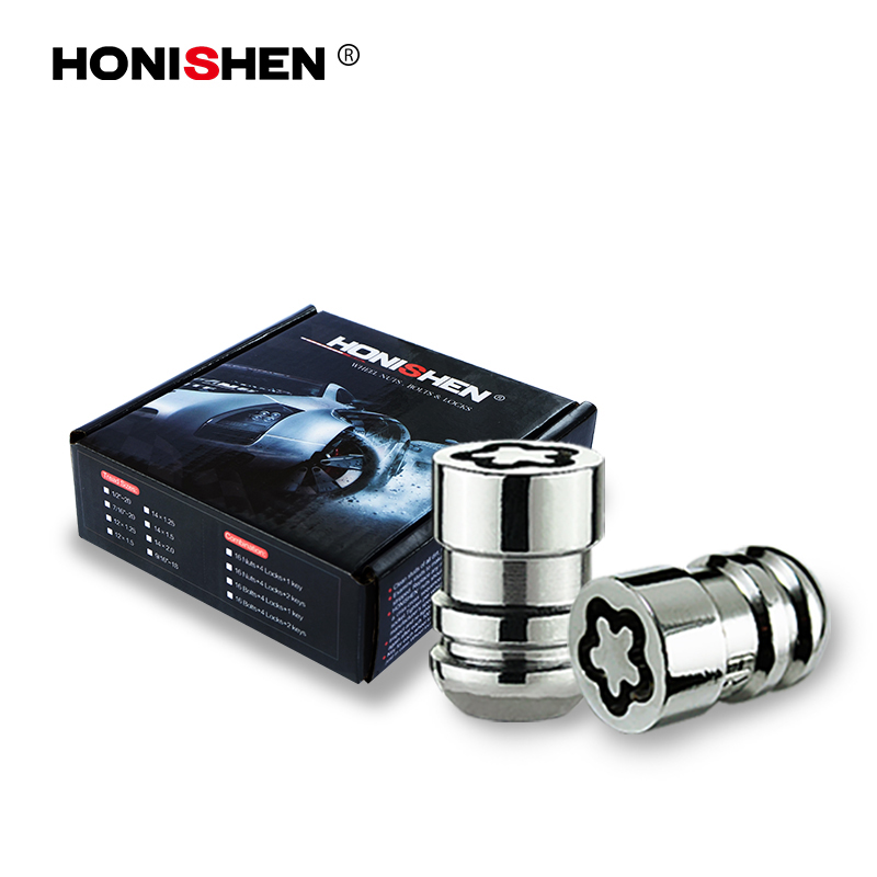 4+1 Packing Chrome SR12 Wheel Locks 42236R