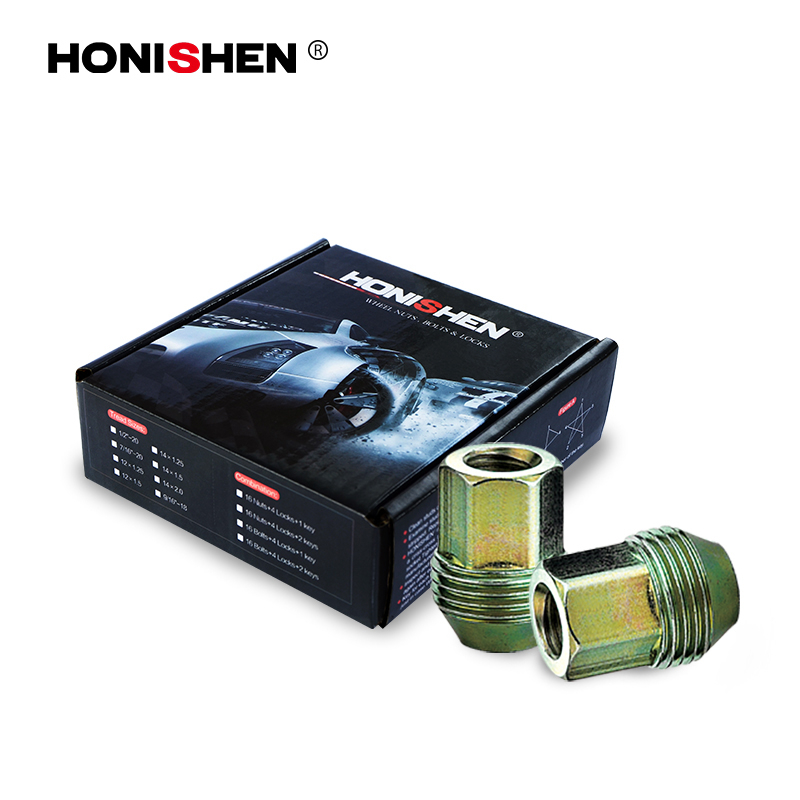 11621ZN 3/4" Hex 1.26" Dual Thread Zinc Plating Steel Lug Nuts 611-309.1