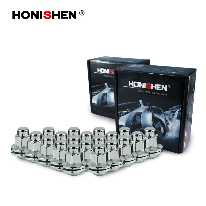 17202 2pcs 3/4" Hex 1.46" Shank Style Lug Nuts w/Washer 611-229.1