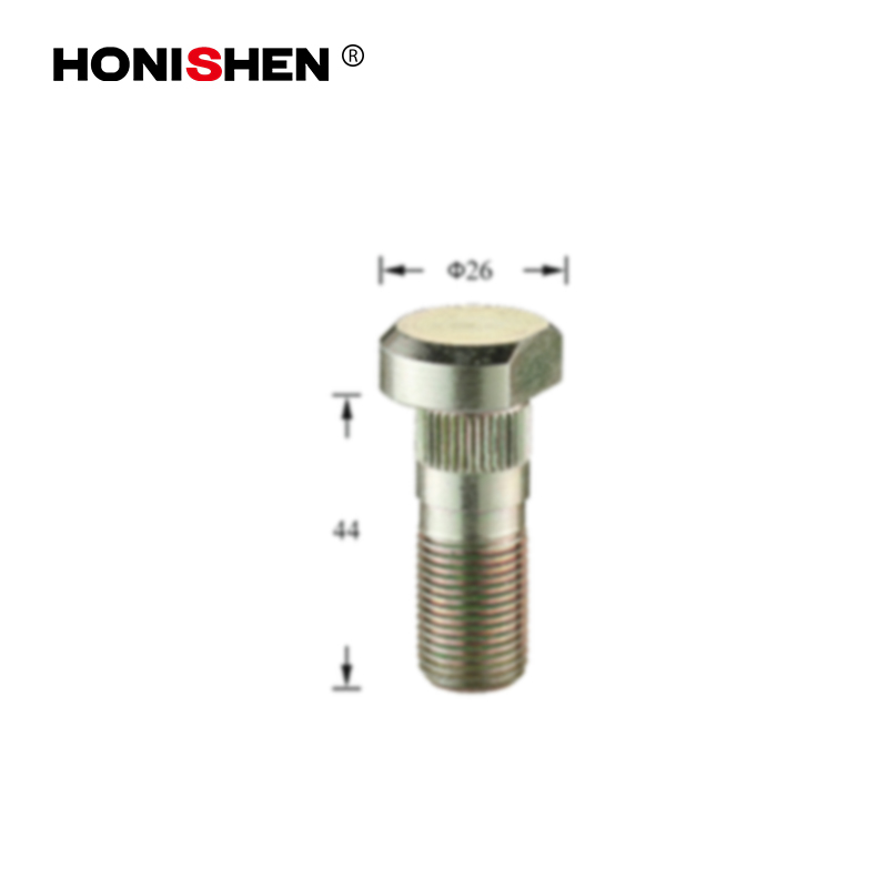 16x1.5 Side Cut Steel Knurl Studs WS-001
