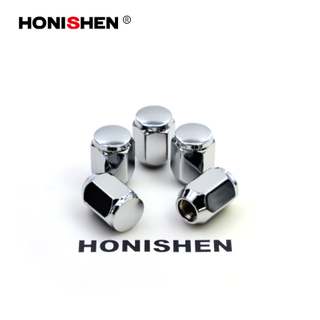 31 Long 21 Hex Silver Lug Nuts 12241