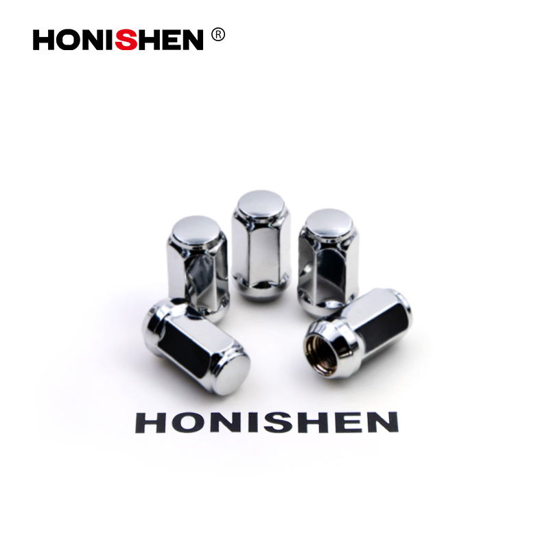 17mm Hex Dacromet Bulge Lug Nut 13411